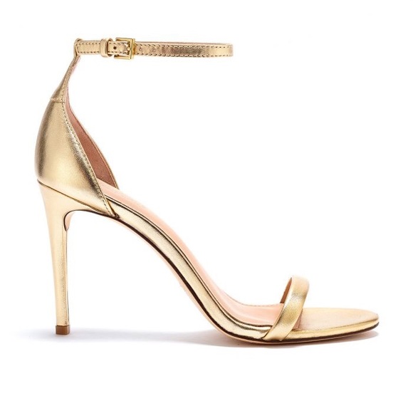 Rachel Zoe Shoes - Rachel Zoe
Ema Metallic Leather Heeled Sandals